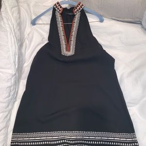 Black chiffon dress size xs